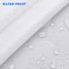 Picture of Plastic Shower Curtain, 36 x 72 Inches EVA 8G Shower Curtain with Heavy Duty Stones and 6 Grommet Holes, Waterproof Thick Bathroom Plastic Shower Curtains-Frosted