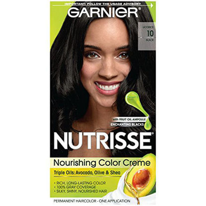 Picture of Garnier Nutrisse Nourishing Color Creme Black [10] 1 ea