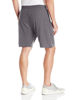 Picture of Hanes Men's Jersey Short with Pockets, Charcoal Heather, 4X Large