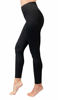 Picture of 90 Degree By Reflex High Waist Fleece Lined Leggings with Side Pocket - Yoga Pants - Black with Pocket - Medium