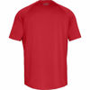 Picture of Under Armour Men's Tech 2.0 Short Sleeve T-Shirt , Red (600)/Graphite , Small