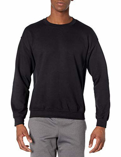 Picture of Gildan Men's Heavy Blend Crewneck Sweatshirt - Medium - Black