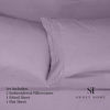 Picture of 1500 Supreme Collection Extra Soft Queen Sheets Set, Plum - Luxury Bed Sheets Set with Deep Pocket Wrinkle Free Hypoallergenic Bedding, Over 40 Colors, Queen Size, Plum