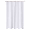 Picture of N&Y HOME Fabric Shower Curtain Liner 60 x 78 inch Long Stall Size, Hotel Quality, Washable, Water Repellent, White Bathroom Curtains with Grommets, 60x78