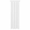 Picture of Fabric Small Stall Shower Curtain Liner Extra Long 36 x 84 inches, Hotel Quality, Washable, Water Repellent, White Bathroom Curtains with Grommets, 36x84