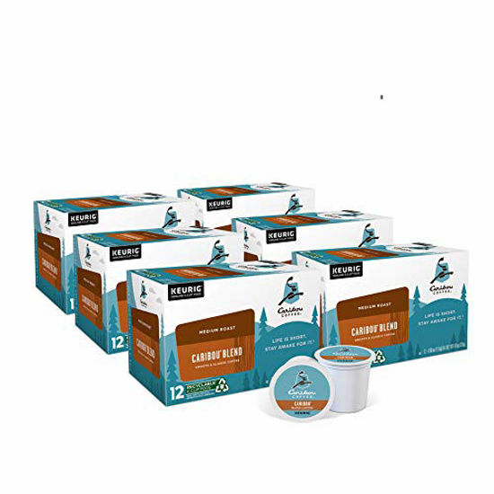 Picture of Caribou Coffee Caribou Blend, Single-Serve Keurig K-Cup Pods, Medium Roast Coffee, 72 Count
