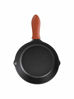 Picture of Lodge Cast Iron Skillet with Red Mini Silicone Hot Handle Holder, 8-inch