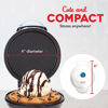 Picture of Dash DMS001WH Mini Maker Electric Round Griddle for Individual Pancakes, Cookies, Eggs & other on the go Breakfast, Lunch & Snacks, White