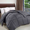 Picture of Utopia Bedding Comforter Duvet Insert - Quilted Comforter with Corner Tabs - Box Stitched Down Alternative Comforter (King, Grey)