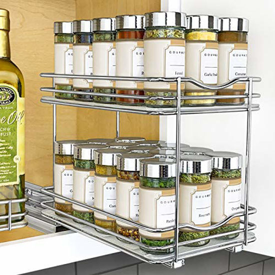 GetUSCart Lynk Professional Slide Out Double Spice Rack Upper