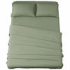 Picture of Sonoro Kate Bed Sheet Set Super Soft Microfiber 1800 Thread Count Luxury Egyptian Sheets 16-Inch Deep PocketWrinkle and Hypoallergenic-4 Piece (Sage, California King)