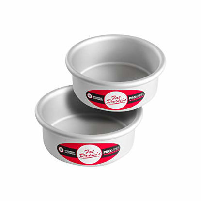 Picture of Fat Daddio's Anodized Aluminum Round Cake Pans, 2 Piece Set, 5 x 2 Inch