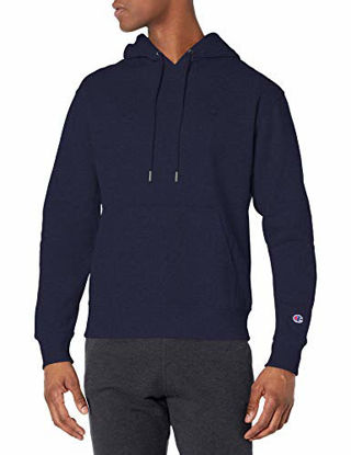 Picture of Champion Men's Powerblend Pullover Hoodie, Navy, X-Large