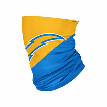 Picture of NFL Los Angeles Chargers Unisex Face Mask Gaiter Big Logo, Team Colors, One Size