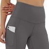 Picture of ODODOS Women's 7/8 Yoga Leggings with Pockets, High Waisted Workout Sports Running Tights Athletic Pants-Inseam 25", Charcoal, XX-Large