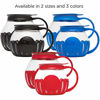 Picture of Ecolution Original Microwave Micro-Pop Popcorn Popper, Borosilicate Glass, 3-in-1 Silicone Lid, Dishwasher Safe, BPA Free, 3 Quart Family Size, Blue