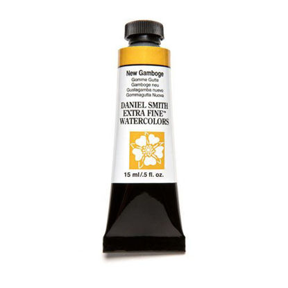 Picture of DANIEL SMITH 284600060 Extra Fine Watercolor 15ml Paint Tube, New Gamboge