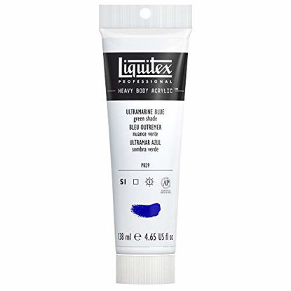 Picture of Liquitex Professional Heavy Body Acrylic Paint, 4.65-oz Tube, Ultramarine Blue (Green Shade)
