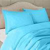 Picture of Nestl Duvet Cover 3 Piece Set - Ultra Soft Double Brushed Microfiber Hotel Collection - Comforter Cover with Button Closure and 2 Pillow Shams, Beach Blue - King 90"x104"