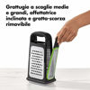 Picture of OXO Etched Box Grater with Removable Zester, One size, Steel