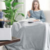 Picture of BEDSURE Sherpa Fleece Blanket Throw Size Light Grey Plush Throw Blanket Fuzzy Soft Blanket Microfiber
