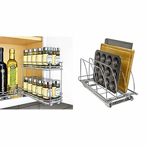 GetUSCart- Lynk Professional Slide Out Double Spice Rack Upper Cabinet ...