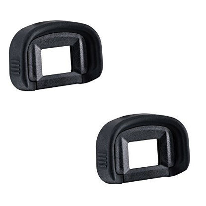 Picture of 2 Pack JJC Eyecup Eyepiece Eye Cup Viewfinder for Canon EOS 5D Mark IV 5D Mark III 5DS R 5DS 7D 7D Mark II 1Dx Mark II 1Ds Mark III 1D Mark IV 1D Mark III Camera,Replaces Canon EG Eyepiece