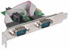 Picture of Manhattan Products 152082 Manhattan Serial PCI Express Card Quickly and Easily Adds Two DB9 Ports to PCI E