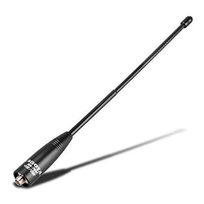 Picture of Authentic Genuine Nagoya NA-701C (Commercial Frequency Tuned) 8-Inch Whip VHF/UHF (155/455Mhz) Antenna SMA-Female for BTECH and BaoFeng Radios