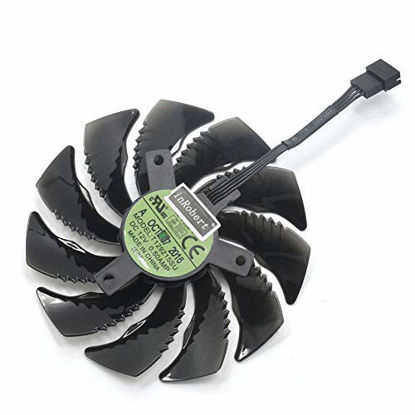 Picture of inRobert 88mm T129215SU Graphics Card Cooling Fan Replacement for Gigabyte GTX 1050 Ti RX 480 470 570 580 GTX 1060 G1 Gaming Cooler (Fan-A)