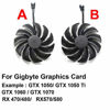 Picture of inRobert 88mm T129215SU Graphics Card Cooling Fan Replacement for Gigabyte GTX 1050 Ti RX 480 470 570 580 GTX 1060 G1 Gaming Cooler (Fan-A)
