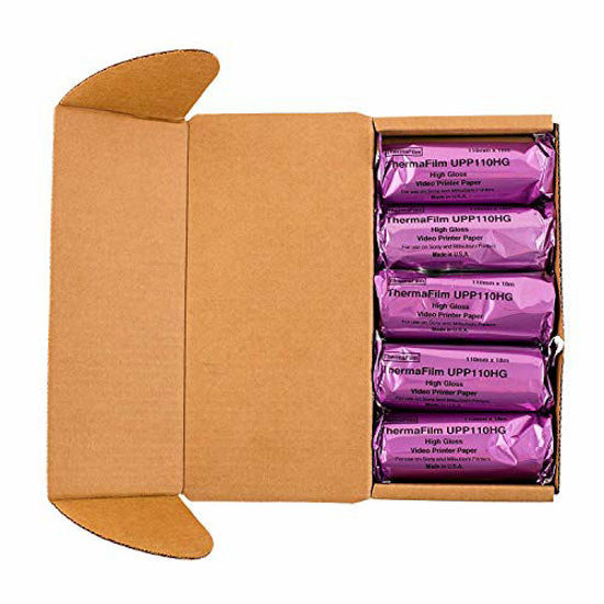 Picture of Mitsubishi Compatible UPP110-HG Generic High Gloss Ultrasound Film/Media 5 Rolls, 110mm x 20m