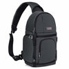 Picture of MOSISO Camera Sling Bag, DSLR/SLR/Mirrorless Case Water Repellent Shockproof Photography Camera Backpack with Tripod Holder & Removable Modular Inserts Compatible with Canon/Nikon/Sony/Fuji,Space Gray
