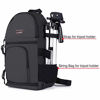 Picture of MOSISO Camera Sling Bag, DSLR/SLR/Mirrorless Case Water Repellent Shockproof Photography Camera Backpack with Tripod Holder & Removable Modular Inserts Compatible with Canon/Nikon/Sony/Fuji,Space Gray