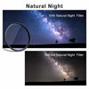 Picture of K&F Concept 72mm Clear-Night Filter Multiple Layer Nano Coating Pollution Reduction for Night Sky/Star