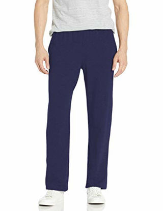 Picture of Hanes Men's Jersey Pant, Navy, Large
