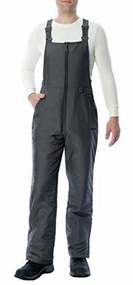 Picture of Arctix Men's Essential Insulated Bib Overalls, Charcoal, X-Large (40-42W 32L)
