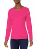 Picture of Hanes Women's Long Sleeve Tee, Sizzling Pink, XX-Large