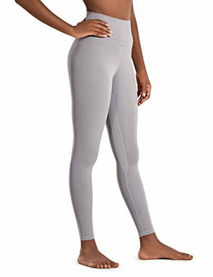GetUSCart- CRZ YOGA Women's Naked Feeling I High Waist Tight Yoga Pants  Workout Leggings-25 Inches Lunar Gray 25'' - R009 Small