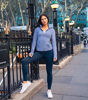 Picture of 90 Degree By Reflex High Waist Fleece Lined Leggings with Side Pocket - Yoga Pants - Black with Pocket - XS