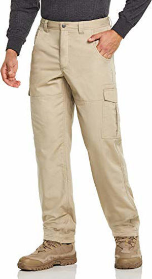 Outdoor Apparel Water Resistant Ripstop Cargo Pants CQR Men's Tactical Pants Lightweight EDC Hiking Work Pants 
