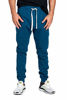 Picture of ProGo Men's Casual Jogger Sweatpants Basic Fleece Marled Jogger Pant Elastic Waist (Medium, Midnight)