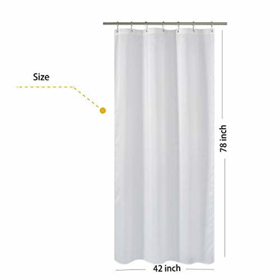 Fabric Shower Curtain Liner, What Size Shower Curtain Do You Need For A Stall