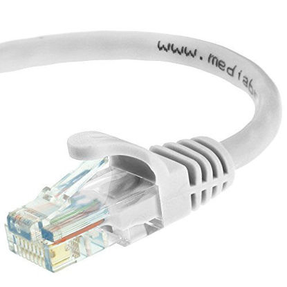 Picture of Mediabridge Ethernet Cable (15 Feet) - Supports Cat6 / Cat5e / Cat5 Standards, 550MHz, 10Gbps - RJ45 Computer Networking Cord (Part# 31-299-15B)