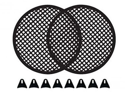 Picture of 1 Pair 8" Speaker Waffle Grill Clipless Grill for Speakers And Woofers GR-8