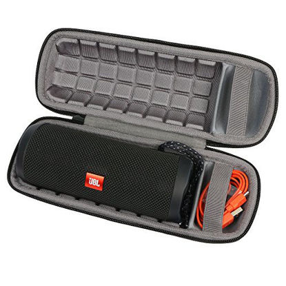 Picture of co2crea Hard Carrying Travel Case for JBL Flip 3 4 Waterproof Portable Bluetooth Speaker (Can't fit Charge 4 Speaker)