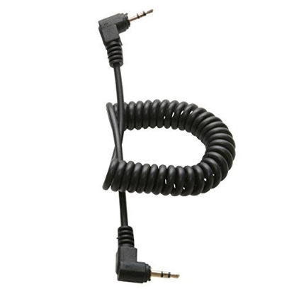 Picture of Foto&Tech 2.5mm-C1 Remote Control Shutter Release Cable Compatible with Canon SL3 T6i T6S T5 T5i T4i T3i T3 T2i XT XTi XSi SL2/ RP R M 700D 650D 600D 550D 500D 1100D 80D 70D 60D/PowerShot G16 G15 G5 X