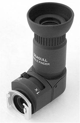 Picture of Seagull 1x-2x Right Angle Finder for Canon, Nikon, Pentax, Minolta, Fuji, Olympus and Leica SLR Cameras