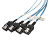 Picture of Cable Matters Internal Mini SAS to SATA Cable (SFF-8087 to SATA Forward Breakout) 1.6 Feet