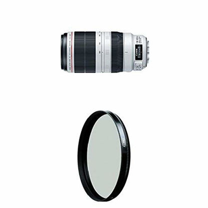Picture of Canon EF 100-400mm f/4.5-5.6L IS II USM Lens w/ B+W 77mm HTC Kaesemann Circular Polarizer